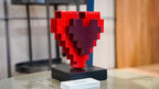 Escultura Corazón Píxel