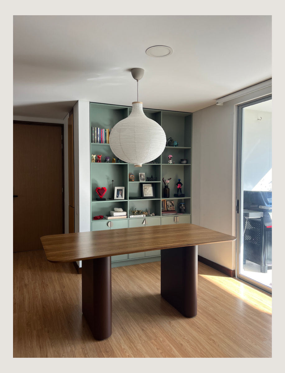 Mesa comedor columnas